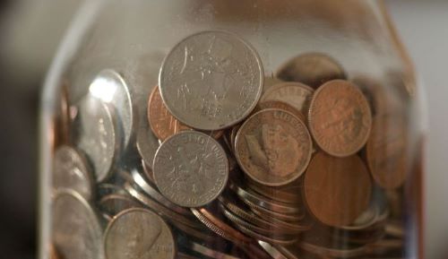 Coins in Jar